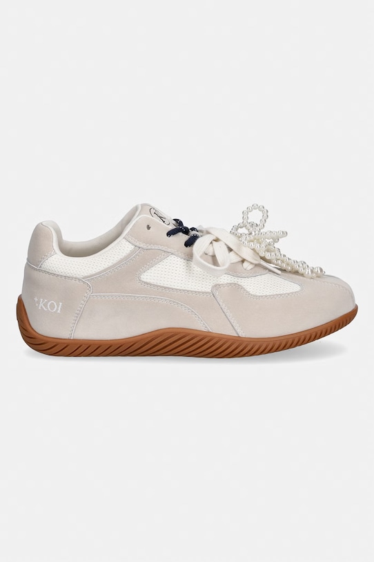 Koi Footwear Wanderlust Flat Pearl Trainers tenisice ženske Wanderlust bež SS26