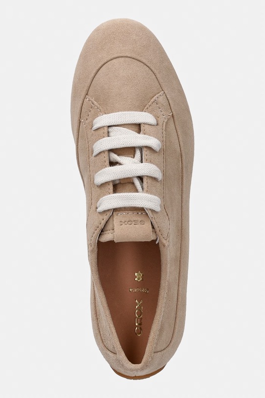 Semišové tenisky Geox D ADDISSE béžová D65AXA00021C5018