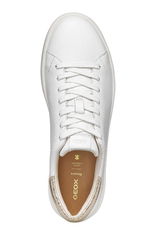 Geox sneakersy skórzane D SPHERICA ECUB-1 B D65PJC085CFC1327 srebrny