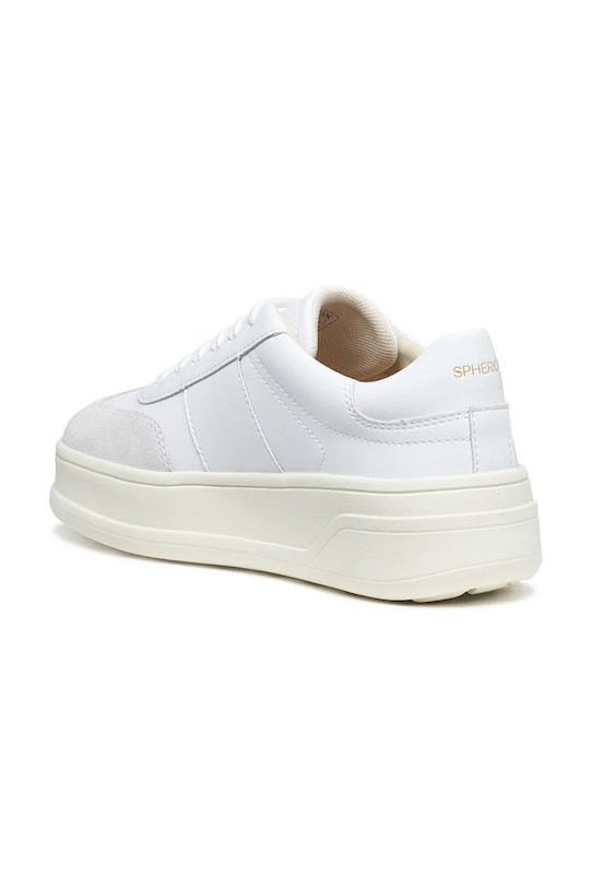 Δερμάτινα sneakers Geox D SPHERICA ECUB-2 λευκό D65WVA09B22C1352