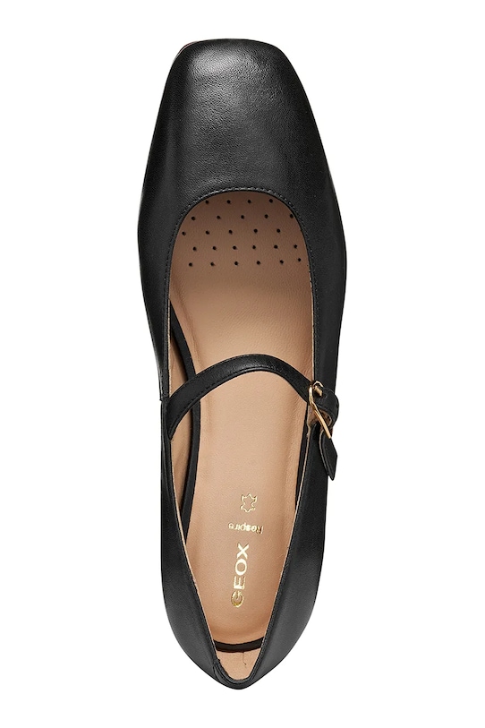 Kožené baleríny Geox D MARSILEA D65W6A000TUC9999 černá