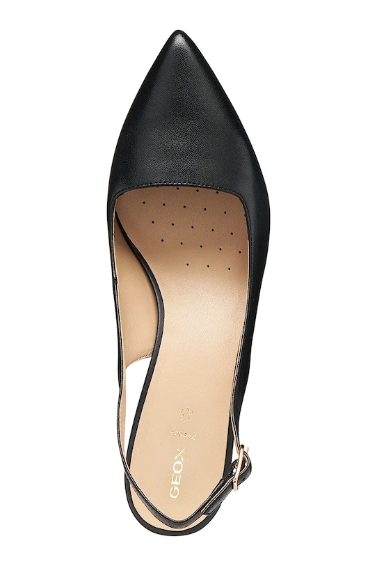 Geox szpilki skórzane D KLEOPY D65YBD000TUC9999 czarny