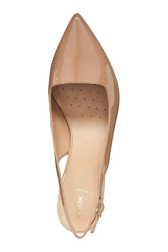 Geox szpilki skórzane D KLEOPY D65YBD00066C6002 złoty