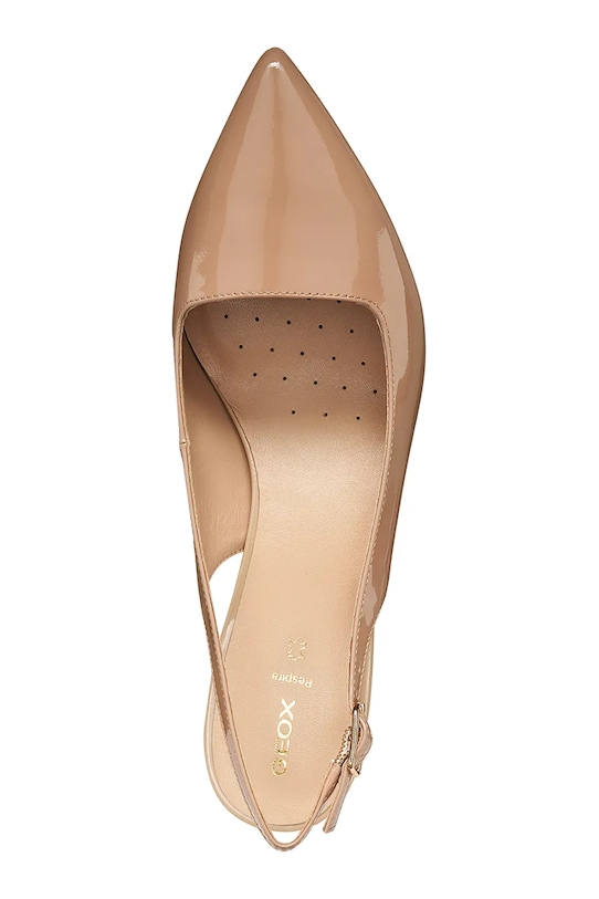 Geox szpilki skórzane D KLEOPY D65YBD00066C6002 złoty