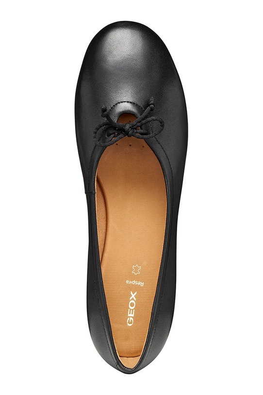 Geox baleriny skórzane D NEW PALMARIA D654JA0TU11C9999 czarny