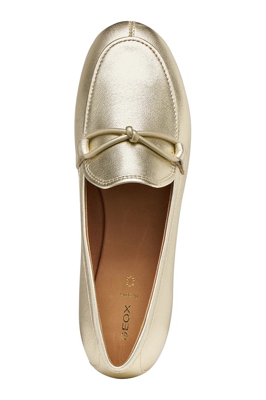 Geox mokasyny skórzane D NEW PALMARIA D654JD000Y2C2012 złoty