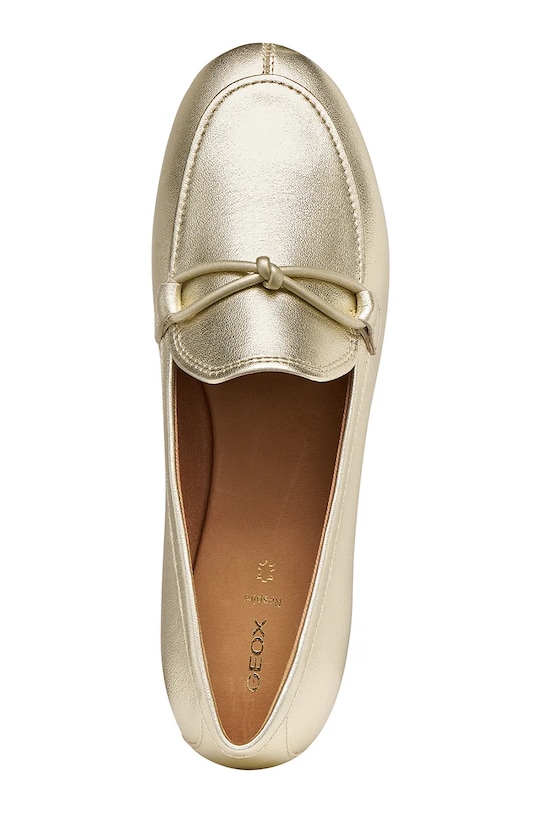 Geox mokasyny skórzane D NEW PALMARIA D654JD000Y2C2012 złoty