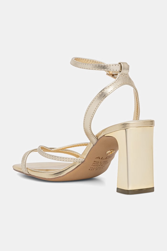Obuwie Aldo sandały skórzane STELLARE 13922169 złoty