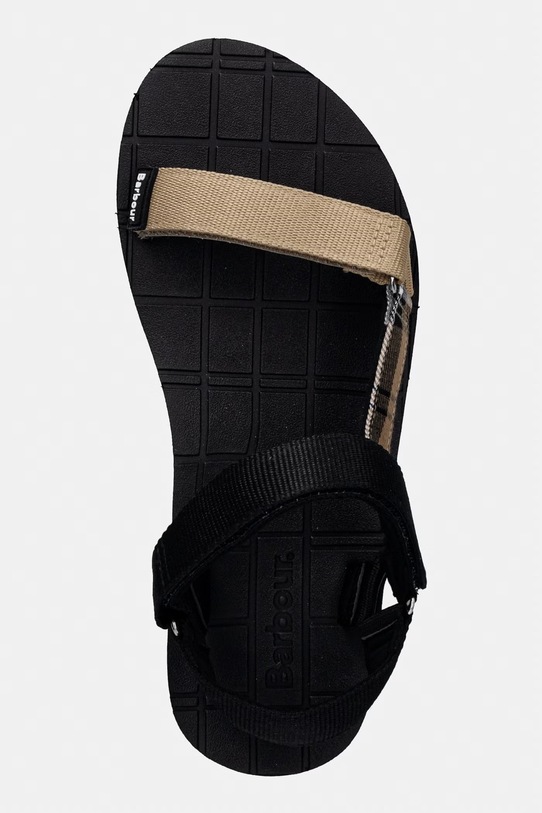 Barbour sandále na platforme dámske Mila čierna LBS0020BK31