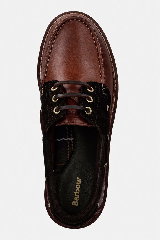 Barbour mokasyny damskie skórzane Darras brązowy LFO0798BR94