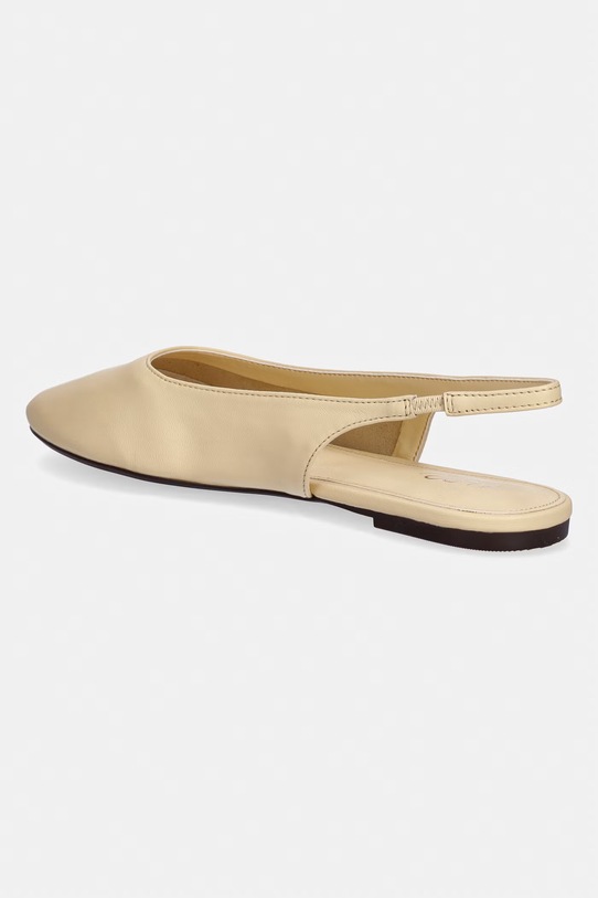 Obuwie Aldo baleriny skórzane DROPWAVE 14298388 żółty