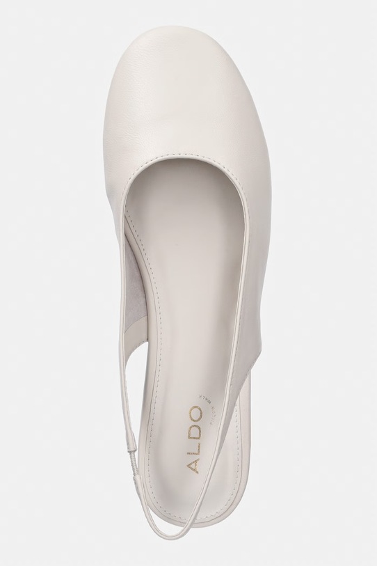 Aldo baleriny skórzane DROPWAVE beżowy 14298410
