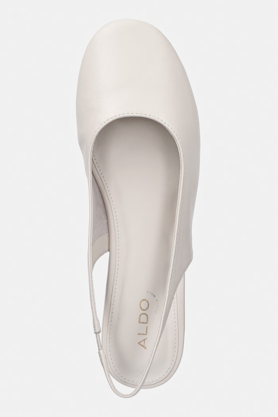 Aldo baleriny skórzane DROPWAVE beżowy 14298410