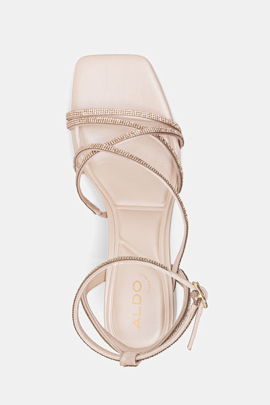 Aldo sandały na słupku ESTHER różowy 14296044