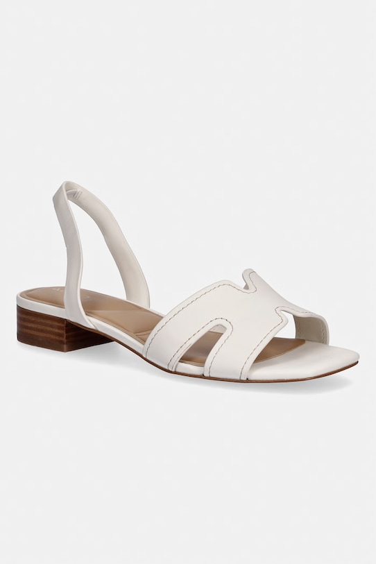 Aldo sandale s niskim potplatom za žene od kože JAVAMANNON bež 14298432