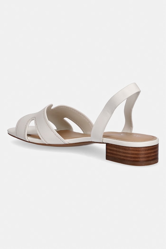 Obuća Aldo sandale s niskim potplatom za žene od kože JAVAMANNON 14298432 bež