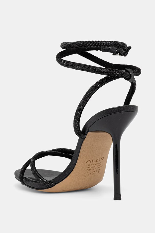Obuwie Aldo sandały na wysokim obcasie MANAELDEN 14011265 czarny