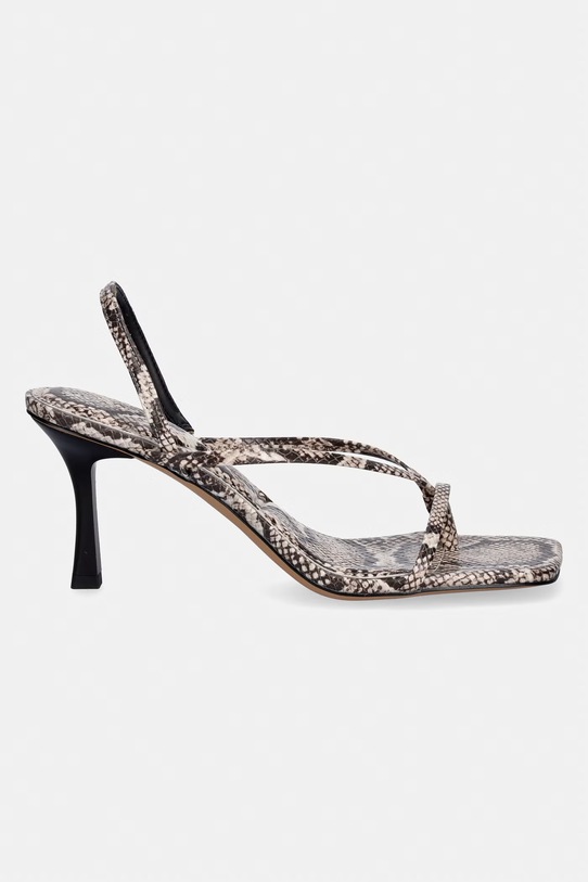 Aldo sandały na wysokim obcasie RIVA 14297799 brązowy SS26