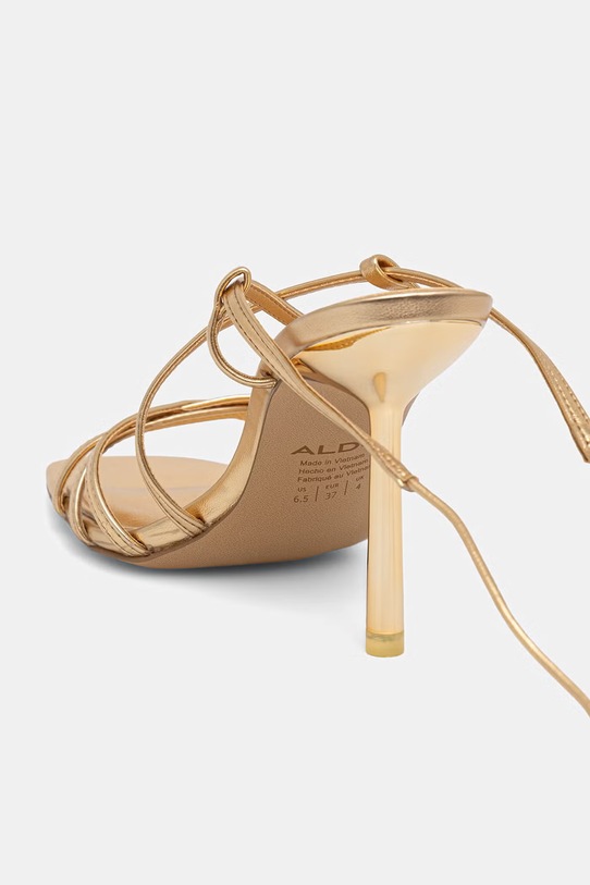 Obuv Aldo sandále na ihličkovom podpätku TALYIA 14298587 zlatá