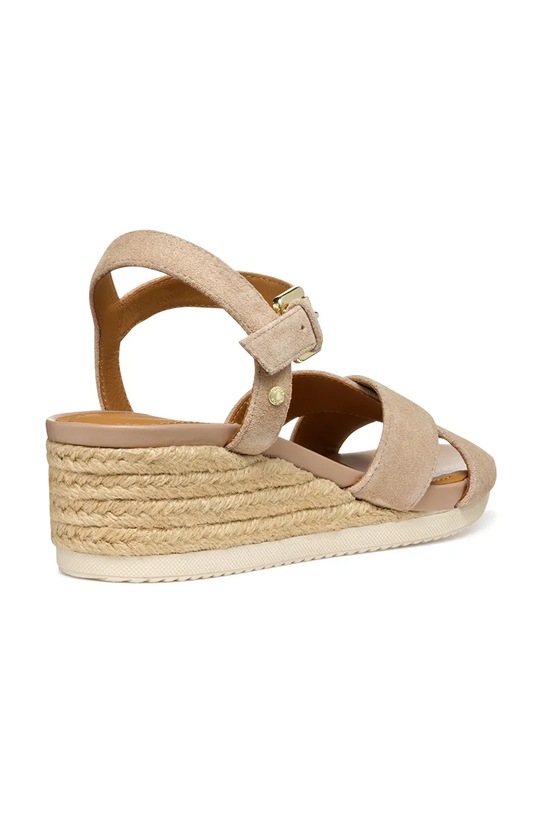 Obuwie Geox sandały zamszowe D ISCHIA CORDA D55HHB00020C8191 beżowy