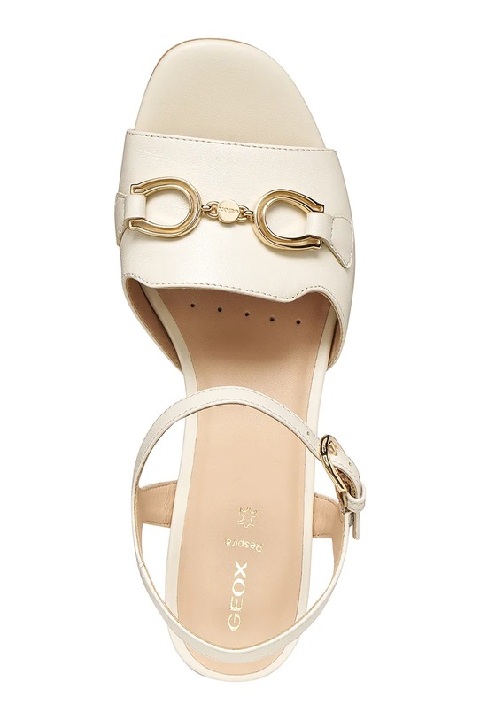 Geox sandały skórzane D NEW ERAKLIA 50 D65RNA000TUC1122 beżowy