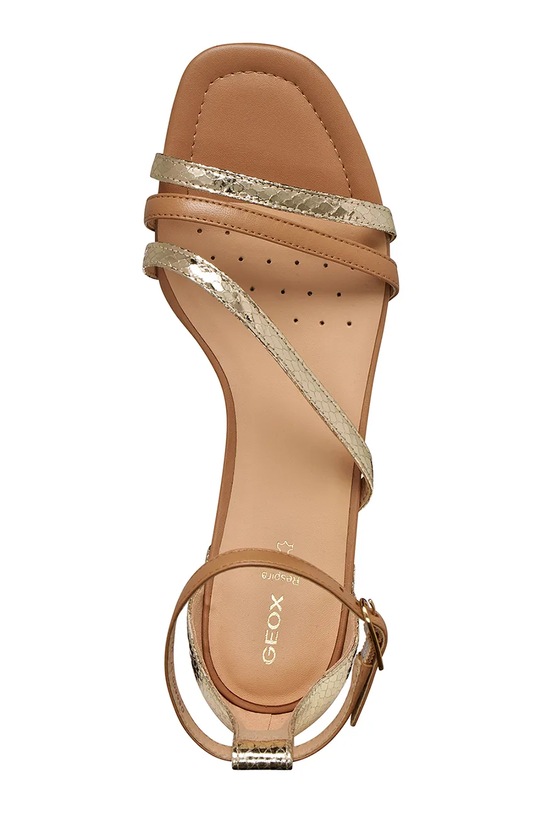 Geox sandały skórzane D NEW ERAKLIA 15 D6580D0KYTUC2235 złoty