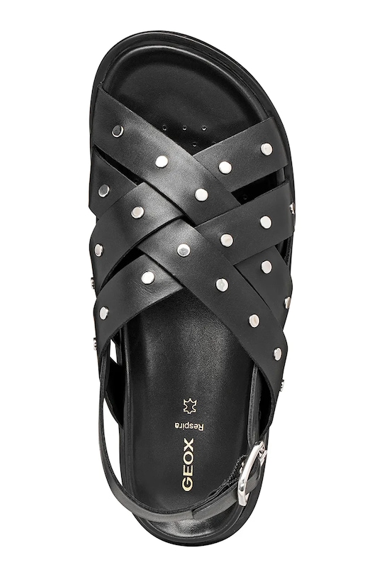 Geox sandale de piele D ADELASH D65YWC00043C9999 negru