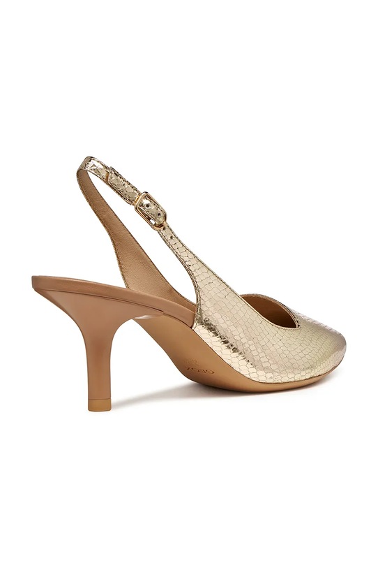 Obuwie Geox szpilki skórzane D KLEOPY D65YBD000KYC2012 złoty