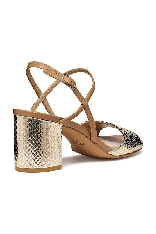 Obuwie Geox sandały skórzane D VIRNILISA 65 S D65YZB0KYTUC2235 złoty