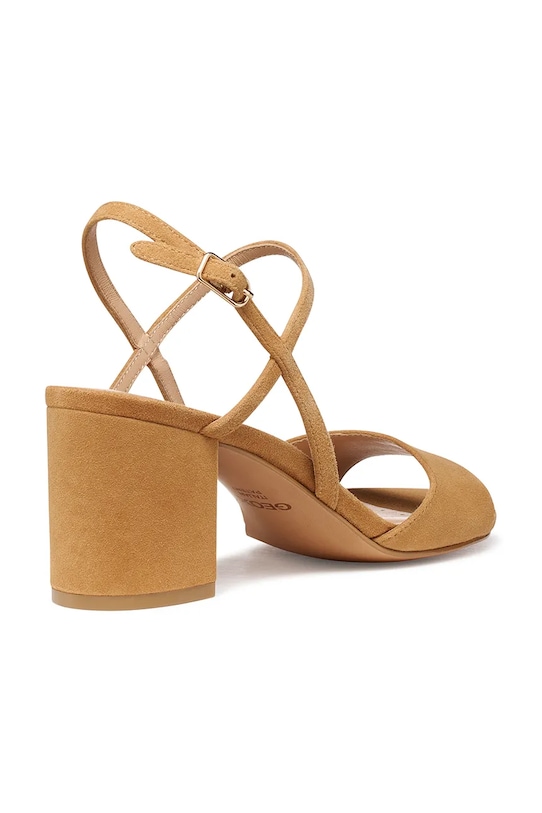 Παπούτσια Πέδιλα σουέτ Geox D VIRNILISA 65 S D65YZB00021C6001 καφέ