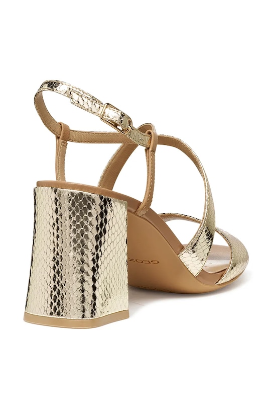 Obuwie Geox sandały skórzane D NEW ERAKLIA 80 T01 D652KA0KYTUC2235 złoty