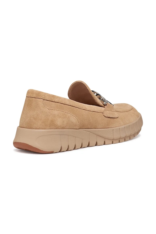 Obuwie Geox mokasyny zamszowe D FLEXTRIDE D659AA00022C5000 brązowy