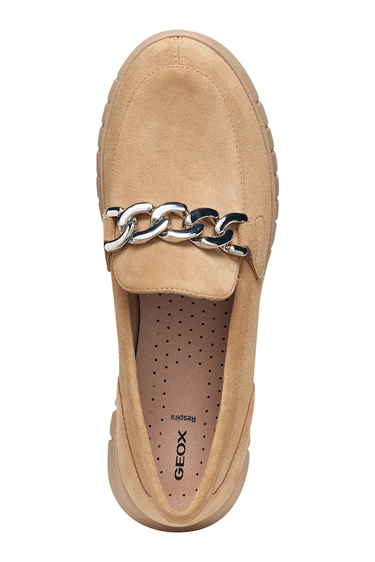 Geox mokasyny zamszowe D FLEXTRIDE D659AA00022C5000 brązowy