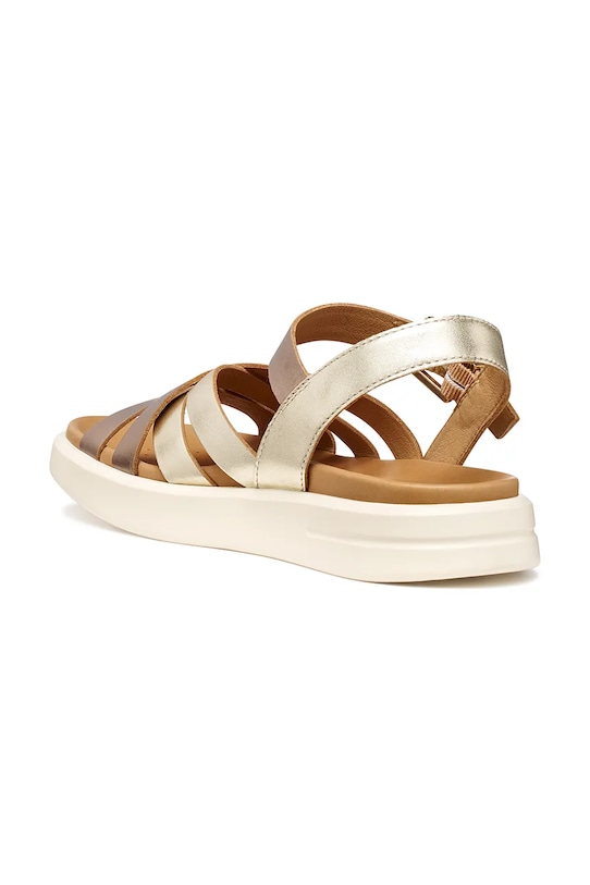 Geox sandały skórzane D XAND 2S złoty D35PAB000CFC5M2L