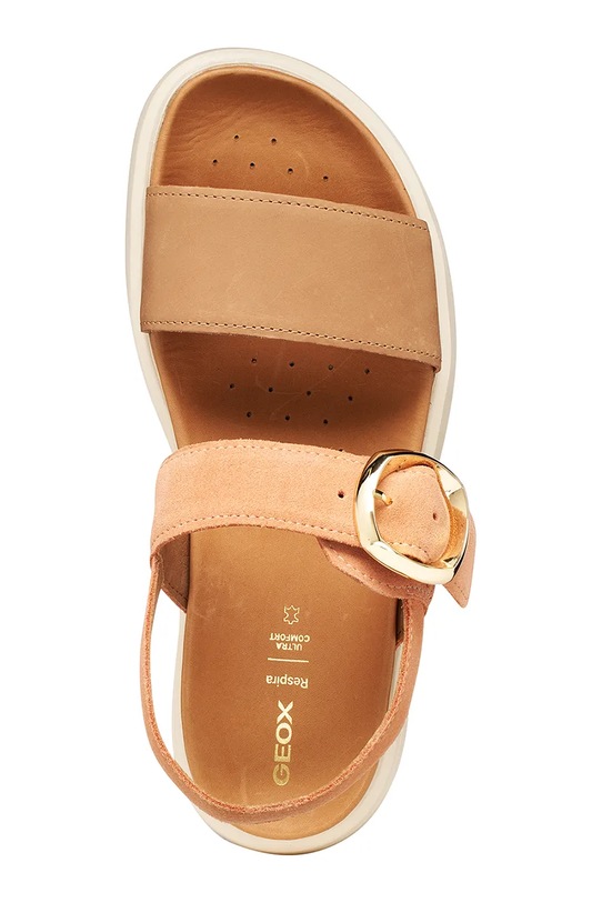 Geox sandale de piele D XAND 2S D65PAA02243C8155 aur