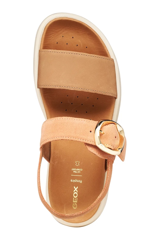 Geox sandale de piele D XAND 2S D65PAA02243C8155 aur