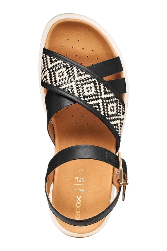 Geox sandały skórzane D XAND 2S D65PAB09B11C9999 czarny