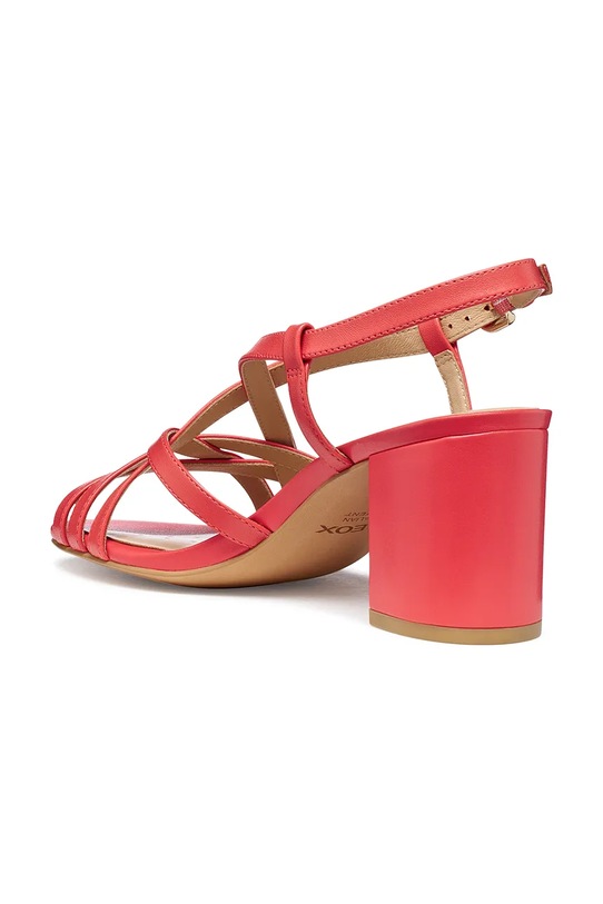 Δερμάτινα σανδάλια Geox D VIRNILISA 65 S κόκκινο D55YZB000TUC7008