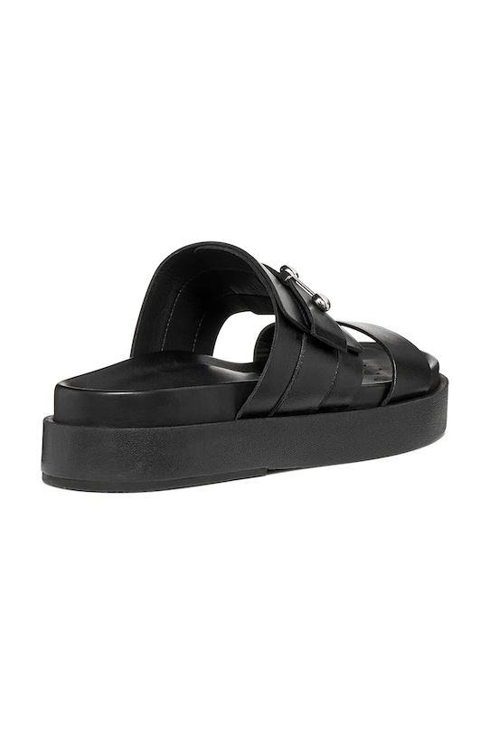 Obuwie Geox klapki damskie skórzane D ADELASH H D65ARF00043C9999 czarny