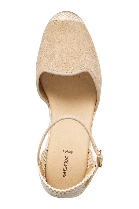Geox sandały na koturnie damskie D GELSA LOW D65NGA00022C6738 beżowy