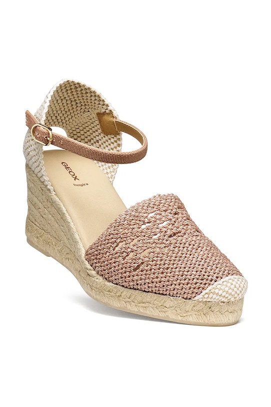 Обувки Geox еспадрили D GELSA LOW D65NGD02J10C8014 бежов