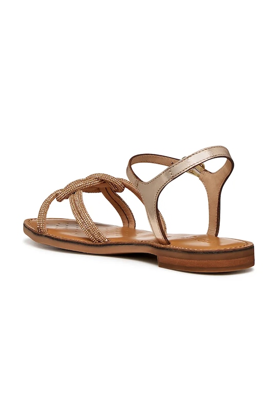 Geox sandały skórzane D MADDALUSIAC złoty D65YMK0QDN6CB52L