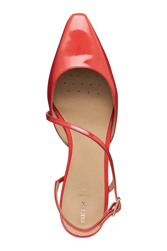 Geox baleriny skórzane D GISELDA15 D65YUB00066C7008 czerwony