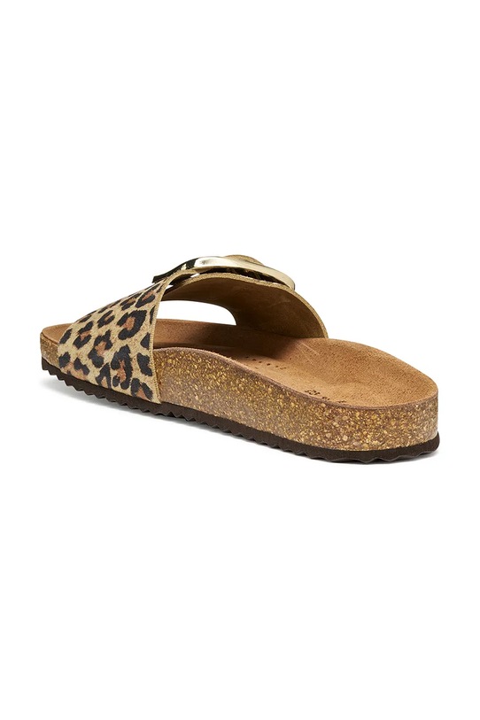 Geox дамски кожени чехли D BRIONIA R кафяв D65Y3A000BSC5018