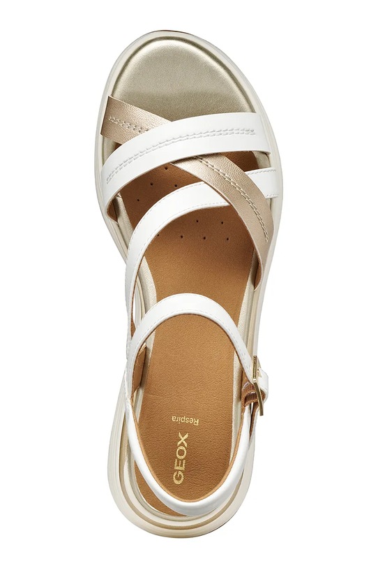 Geox sandały z odkrytą piętą damskie D ELOWYNNE D650JA054AJC1327 biały