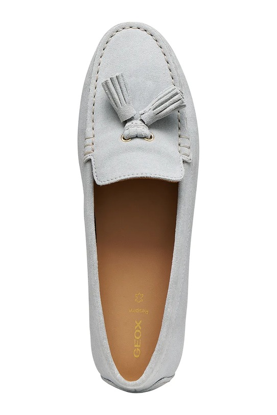 Geox mokasyny nubukowe D KALISTENA D651JE00022C0397 niebieski