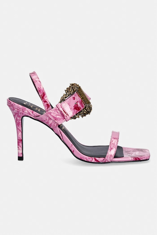 Versace Jeans Couture sandały na szpilce 80VA3S71.ZS366.499 różowy SS26
