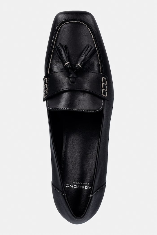 Vagabond Shoemakers mokasyny skórzane DEBBI czarny 6118.101.87