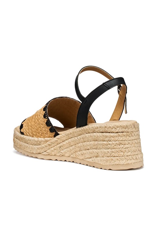 Geox na koturnie damskie D ALEMERIA beżowy D651KA01143C6182