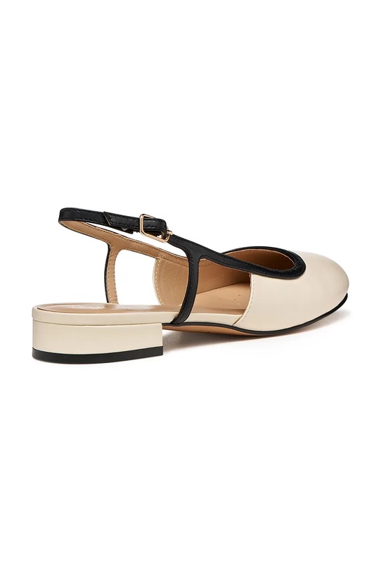 Obuwie Geox baleriny skórzane D VIRNILISA B D653KC000TUC1S9B beżowy